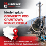 Profesjonalne odwierty pod gruntową pompę ciepła wykonywane maszyną Nordmeyer na terenie województwa lubelskiego.